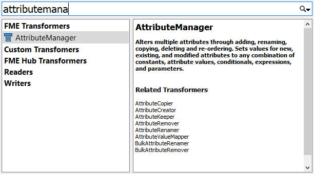 Adding an AttributeManager